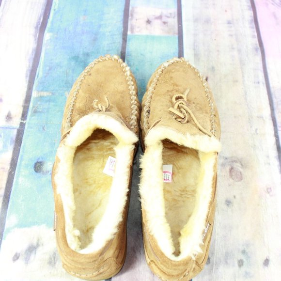 LL Bean Wicked Good Moccasins Slippers Sz 12 Wide - Picture 8 of 9